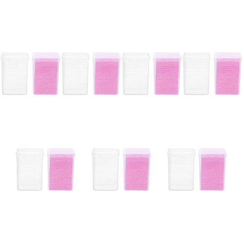 14Boîtes Lingettes Coton Essuie Colle Extensions Cils Usage 2