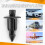 6mm x 12mm Plastic Rivets Car Push Clips 50 Pcs 5