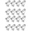 16Pièces Bases Boucles Clip Argent DIY Matériel Pour 5