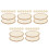 40Pièces Base Bois Beige Pour Panier Sac Crocheté DIY Polyvalent 5