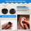 50 Pcs Black Earbuds Earpiece In Ear Buds Tip Cover Replacement 4