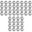 300Pièces Pendentifs DIY Alliage Argent Perles Intercalaires 2