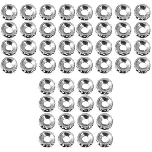 300Pièces Pendentifs DIY Alliage Argent Perles Intercalaires 1