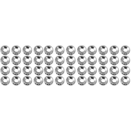 300Pièces Pendentifs DIY Alliage Argent Perles Intercalaires 2