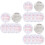 18Pièces Pins Métal Pour Décoration Fête 5