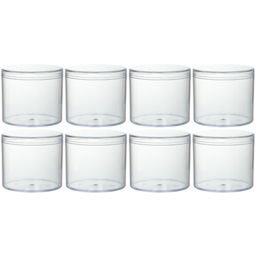 8Pièces Boîtes De Stockage Transparentes Pour Sucre Biscuits 1