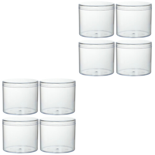 8Pièces Boîtes De Stockage Transparentes Pour Sucre Biscuits 2