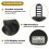 Digital LCD Electronic Finger Ring Hand Tally Counter 6 Digit Rechargeable Counters Clicker-Black 6