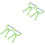 2Ensembles Épilateurs Faciaux Pratiques Vert Produits Chimiques 3