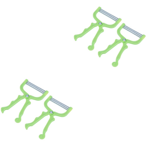 2Ensembles Épilateurs Faciaux Pratiques Vert Produits Chimiques 2