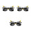 3Pièces Lunettes Bébé Polarisées Design Silicone 2