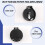 3V CR2032 CR2025 button cell battery holder adapter black 20 pieces 3