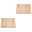 2Pièces En Bois Durable Pour Animaux Petits 2