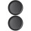 2Pièces Plateau Four Pizza Noir Acier Carbone Cuisine 4