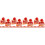 48Pièces Mini Dessert Factice Résine Rouge Décor Mini Maison 3