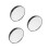 3Pièces Cosmétique Noir 5X Compact Rond Pour Voyage 5