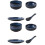 2Ensembles Ensemble Table Céramique Bleu Couverts 5