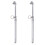 2Pièces Accessoire Pression Métal Style Crayon Robuste 2