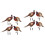 4Ensembles Faisan En Coloré Ornamental Durable 3