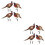 4Ensembles Faisan En Coloré Ornamental Durable 5
