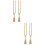 4Pièces Cordon Polyester Embrasse Style Rétro 7