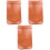 3Pièces Housses Stylo Cuir Marron Pratique Pour Bureau École 3