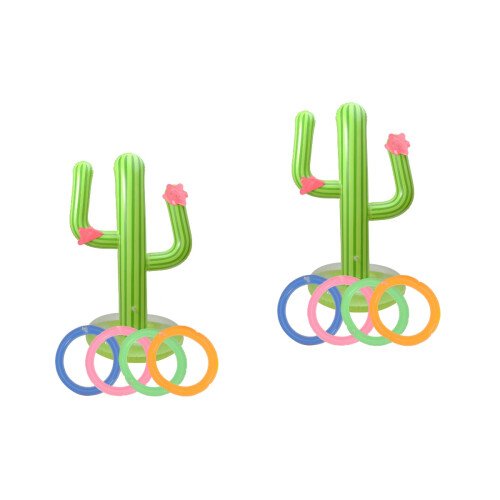 2Pièces Gonflables En PVC Vert Cactus Décor 2