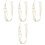4Pièces Porte-Plantes Suspendu Macramé Design 3