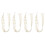4Pièces Porte-Plantes Suspendu Macramé Design 4