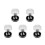 5Paires Dents De Vampire Demon Pour Accessoires De Costume 4