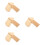 8Pièces Bois Gnocchi Grattoir Outils Pâtes Robustes 6