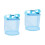 2Pièces Bleu De En De Voyage Rangement 4