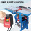 Emergency Stop  230V 18A IP55 Stop  with Socket Zero Voltage  Single Phase for Milling Table Eu Plug 7