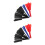6Pièces Éventails Mains Multicolores Effet Illusion Pour Fête 6