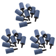 Aquarium Fischbehaelter Mineral Blase Luft Stein Sauerstoff Diffusor Blau 24mm x 15mm 30 Stk