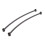 Pair Rear  Rail Support Bracket Mount Holder for   Cafe Bobber - Black 1