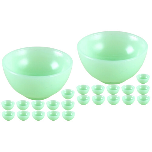 24Pièces Mini Bols Verts Accessoires Cuisine Maison Mini 2