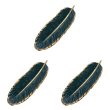 3Pièces Assiettes Céramiques Vert Olive Usage Résistantes