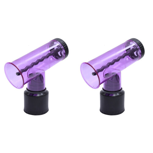 2Pièces Sèche- Violet Ajustables Pour Frisés