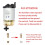 Sistema S3213 de Filtro de SeparaçãO de áGua de CombustíVel NPT de 3/8 Polegadas para Mercury - Motor de Popa MaríTimo 7