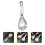 1Pochettedeustainless Acier À Pâtes Résistante Chaleur Argent 10