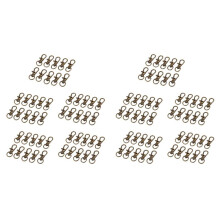 100pcs Metal Clasp Swivel Trigger Clips Snap Hooks Key Ring Bags DIY  Copper