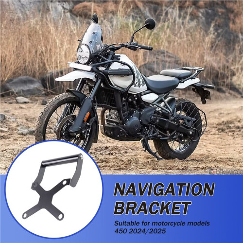 Accessoires de Moto Support de Téléphone Support de Plaque de Navigation GPS pour Himalayan 450 2024 2025 1