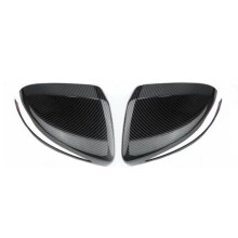 RHD Rear View Mirror Trim Cover for - C W205 E W213 GLC X253 2016-2023 Side Wing Mirrors Caps Carbon Fiber