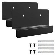 Hands-Free Trash Cabinet Foot Pull - 2 Pack, Adhesive and Screw Installation, Carbon Steel
