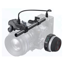 Kit Follow Focus Lite Sem Fio com Controlador de Volante e Motor Receptor, Engrenagem 0.8 MOD, para Lentes de Cinema e Zoom - 4296
