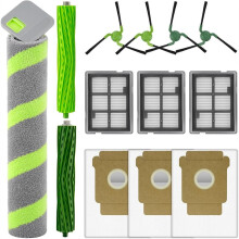 Ersatzset für Max 705 Combo, Bürstenwalzen, Reinigungswalze, HEPA-Filter, Staubbeutel, Seitenbürsten