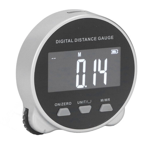 Digital Tape Measure, 656 Ft High Accuracy Electronic Rolling Ruler with LCD Display, Electronic Ruler Measuring Tool