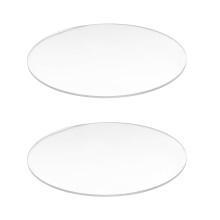 2X Transparent 3mm Starker Spiegel Acryl Runde Scheibe Durchmesser: 85mm