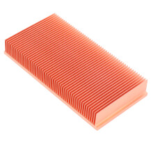 Pure Copper Heatsink 100X50X15mm Skiving Fin Heat Sink Radiator for Electronic RAM Chip LED VGA Cooling Cooler